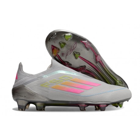 Scarpe da Calcio Adidas F50 Elite LL FG Grigio Rosa