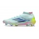 Adidas F50 Elite Mid FG Almost Blu Semi Blu Lucido Semi Giallo Solare