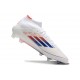 Adidas F50 Elite Mid FG Scarpa Ftwr Bianco Rosso Solare Blu Lucido
