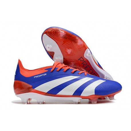 Scarpe da Calcio adidas Predator Elite FG Blu Bianco Rosso