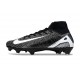 Nike Air Zoom Mercurial Superfly 10 Elite FG Nero Bianco