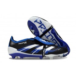 Adidas Predator Elite Foldover Tongue FG Nero Blu Bianco