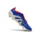 Adidas Predator Elite Foldover Tongue FG Blu Bianco Rosso