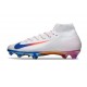 Nike Zoom Mercurial Superfly X Elite FG Bianco Blu Rosso