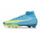 Nike Zoom Mercurial Superfly X Elite FG Blu Giallo
