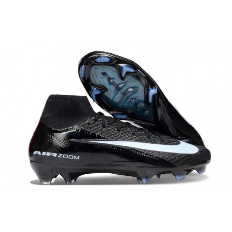 Nike Zoom Mercurial Superfly X Elite FG Nero Blu Ghiaccio