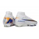 Nike Zoom Mercurial Superfly X Elite FG Bianco Oro Blu