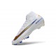 Nike Zoom Mercurial Superfly X Elite FG Bianco Oro Blu