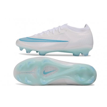 Nike Air Zoom Mercurial Vapor 17 Elite FG Nuovo Bianco Blu