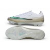 Nike Air Zoom Mercurial Vapor 17 Elite FG Nuovo Bianco Verde luminescente Mtlc Oro