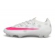 Nike Air Zoom Mercurial Vapor 17 Elite FG Nuovo Bianco Rosa