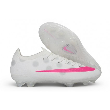 Nike Air Zoom Mercurial Vapor 17 Elite FG Nuovo Bianco Rosa