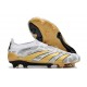 Adidas Predator Elite Senza Lacci FG Oro Bianco Grigio