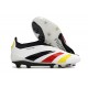 Adidas Predator Elite Senza Lacci FG Bianco Nero Rosso Amarillo