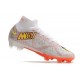 Nike Air Zoom Mercurial Superfly IX Elite FG Bianco Oro Argento