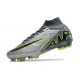 Nike Air Zoom Mercurial Superfly IX Elite FG Grigio Nero Verde