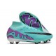 Nike Air Zoom Mercurial Superfly IX Elite FG Turchese Hyper Fucsia Dream Nero Bianco