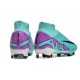 Nike Air Zoom Mercurial Superfly IX Elite FG Turchese Hyper Fucsia Dream Nero Bianco