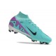 Nike Air Zoom Mercurial Superfly IX Elite FG Turchese Hyper Fucsia Dream Nero Bianco