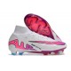 Nike Zoom Mercurial Superfly 9 Elite FG Bianco Rosa Blu