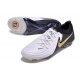 Scarpe Nike Phantom GX 2 Elite FG Bianco Nero Oro Metallizzato