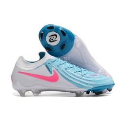Scarpe Nike Phantom GX 2 Elite FG Blu Bianco Rosa