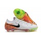 Nike Scarpa Phantom GX II Elite FG Bianco Nero Arancione