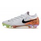 Nike Scarpa Phantom GX II Elite FG Bianco Nero Arancione