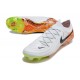 Nike Scarpa Phantom GX II Elite FG Bianco Nero Arancione