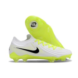 Nike Scarpa Phantom GX II Elite FG Bianco Nero Giallo